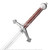 43" Foam Knightly Crusader Longsword Medieval Renaissance Faire Cosplay Costume