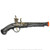 Foam 14” Dueling Dragons Dragoon Blunderbuss Pistol Clicking Trigger Black