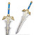 40" Royal Claymore Great Sword Zelda Link Wild Fantasy Video Game Cosplay Prop