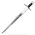 7022 35" Function Arming Short Sword Medieval Sharp Tang Type XV Blade J1 Pommel