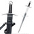 7019 35" Function Arming Short Sword Medieval Sharp Tang XVI Type J1 Pommel 6 Guard