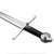 7018 36" Function Arming Short Sword Medieval Sharp Tang XVI Type W Pommel 1 Guard