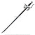 38.5" Small Rapier Sword Stainless Steel Medieval Renaissance Knight Fantasy