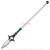 82.5" Chastiefol Fairy King Spear Sloth Sin Stainless Steel Fantasy Anime Prop