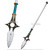 82.5” Chastiefol Fairy King Spear Sloth Sin Stainless Steel Fantasy Anime Prop
