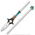 82.5" Chastiefol Fairy King Spear Sloth Sin Stainless Steel Fantasy Anime Prop