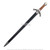 40.5" Celtic Long Sword Scots Irish Welsh Medieval Stainless Steel Unsharpened