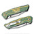 7.75" Spring Assisted Folding Pocket Knife Zelda Link Legend Kingdom Tears Green