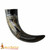 Drinking Horn with Engraved Honeycomb Handcrafted Genuine Ox Horn
