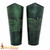 Genuine Leather Bracers with Embossed Fantasy Dragon Design 2