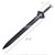 Munetoshi 36" Polypropylene God Killer Black Sword Sturdy Display Training Prop Cosplay Costume