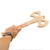 Munetoshi 18" FOAM Viking Medieval Double Battle Wooden Look Axe Smooth Finish Cosplay Costume