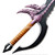 Munetoshi 26" Silver Kasaka Venom Fang Dagger Solo Foam Replica Anime Cosplay Prop