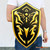 Munetoshi Black Gold Legend Royal Guard Shield Foam Replica Cosplay Display Prop Costume Anime