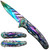 Shark Folding Knife Rainbow Steel