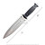 12" Tactical Knife 8CR13MOV Steel Fixed Blade G10 Handle Kydex Sheath