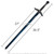 40" Metal Dragon Wing Medieval Blade Draconic Ornate Sword Halloween