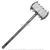 38" Foam Axe Absolute Bat Comic Replica Anime DC Hero Cosplay Costume Super Prop Black