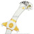 26.5" Foam Saba Ranger Power Mighty Replica Anime Tiger Morphin Cosplay Costume Ranger Prop White