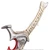 39" Foam Predator Yautja Sword Replica Costume Cosplay Display Prop