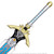 55" Foam Fran Teacher Sword Reincarnated Master Replica Anime Magical Cosplay Costume Intelligent Prop