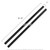 64” Polypropylene Modular Customizable Shaft Spear Trident Naginata Heads Rd Blk