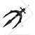64” Polypropylene Modular Customizable Shaft Spear Trident Naginata Heads Rd Blk