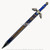 42" Bamboo Blue Master Sword Legend Replica Costume Blade Cosplay Prop