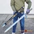 42" Bamboo Black Green Master Sword Legend Replica Costume Blade Cosplay Prop