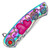WARTECH ROSE AND HEART FOLDING KNIFE RAINBOW