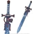 40" Foam War Grey Sword Knights Game Anime Costume Cosplay Prop