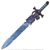 40" Foam War Grey Sword Knights Game Anime Costume Cosplay Prop