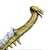 20" Spite Foam Dragon Dagger Costume Dogma Game Cosplay Prop Gold
