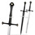 37.5" Medieval Crusader Chivalry Knight's Arming Sword with Scabbard Movie Replica