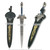 King Llane Sword Alliance Lion Azeroth Stormwind Fantasy Dagger