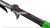 27.5" Biohazard Zombie Survival Gear Machete Fantasy Sword Paracord Handle BK