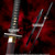 41" Fully Functional Handmade Black Dragon Ninja Sword Red Blade Sharpe Edge