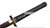 41"  Fully Functional Handmade Black Dragon Ninja Sword Red Blade Sharpe Edge