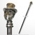 37" Steampunk Deacon Gas Mask Top Hat Handle Gentlemen's Walking Cane Stick