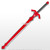 Anime Sword Art Online Alfheim ALO General Eugene's Demonic Gram Sword
