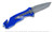 Spring Assisted Open Emergency Knife Tanto Police Emblem Belt Cutter Glass Punch