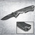 8" Spring Assisted Knife Titanium Nitro Coated Blade Glass Breaker Lanyard Loop