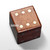 5 Hand Craved Wood Dices Gaming Set Casino Game Gambling w/ Dice Cube Wooden Box