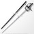 43" Black Stainless Steel Swept Hilt Guard Rapier Medieval Renaissance Sword