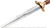 30" Blade Functional Tai Chi Sword Plain Copper Fittings w/ Hardwood Handle Scab