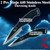 10" & 8" 2 Pcs Ninja Throwing Knife Scorpion Thrower Fixed Blade with Sheath