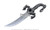 Fighting Dragon Fantasy Dagger Knife Red