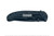 Black Drop Point Serrated Tactical Folder Pocket Knife