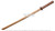 39.5" Natural Finish Wooden Samurai Training Sword Practice Katana Bokken Brown