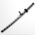 SparkFoam Fantasy Anime Samurai Foam Katana Toy Sword Video Game Weappon LARP